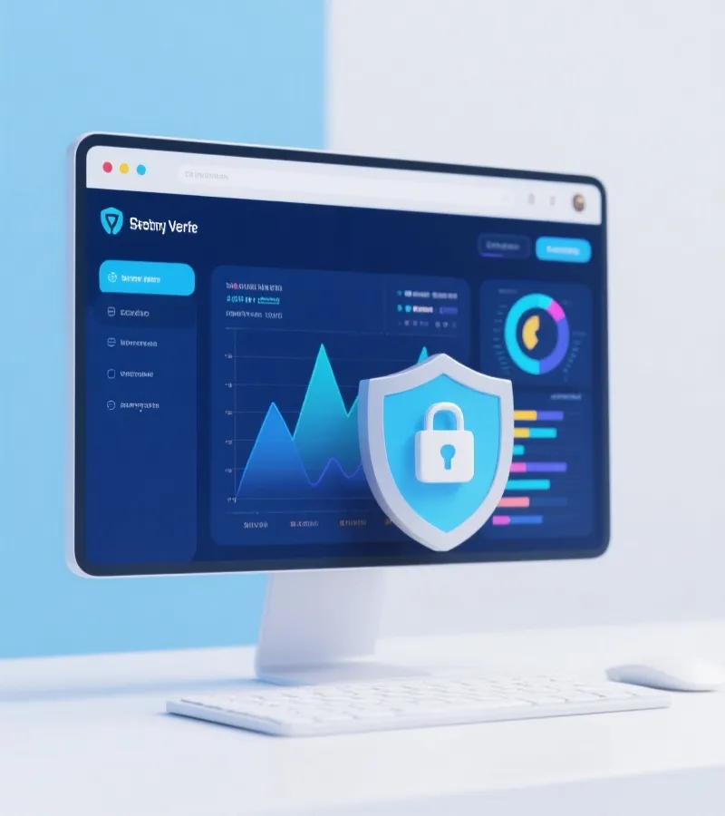 安全网址检测与官方入口验证示意图